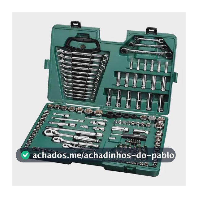 Jogo Ferramentas 150pc C/maleta Crv Sata - Sto9510l Cromo Vanádio