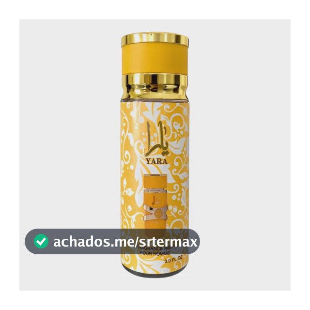Body Splash Árabe Yellow Perfume Corporal Alta Fixação