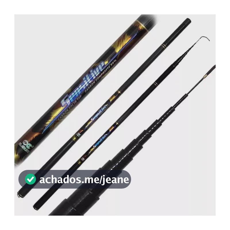 Vara Telescópica 99% Carbono - Sensitive4509 - 4,50mt Maruri