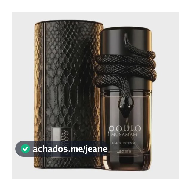Lattafa Musamam Black Intense 100 ml Masculino Eau de parfum