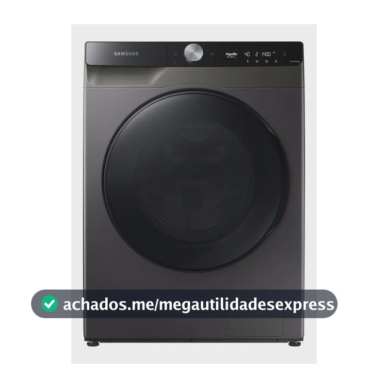 Lava E Seca Samsung Wd11t 11kg Inox Look 12 Programas De Lavagem