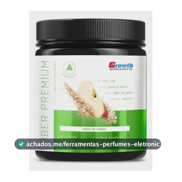 Fiber Premium 250g Growth Supplements Psyllium Fibra De Maçã Fibra De Aveia Inulina