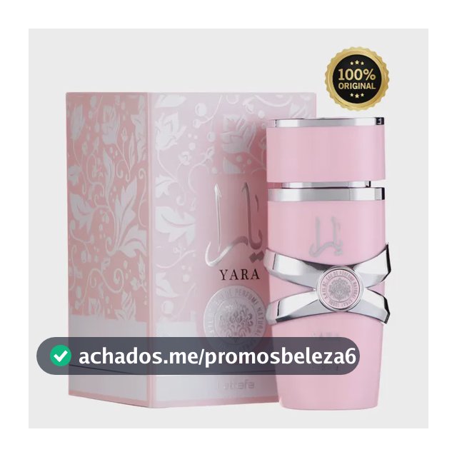 Perfume Árabe Feminino Yara Lattafa Eau De Parfum 100 Ml