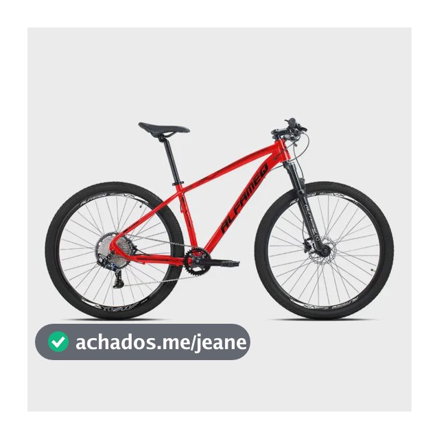 Bicicleta Aro 29 Alfameq Vx 12v Freio A Disco Hidráulico Cor Vermelho/preto Tamanho Do Quadro 17