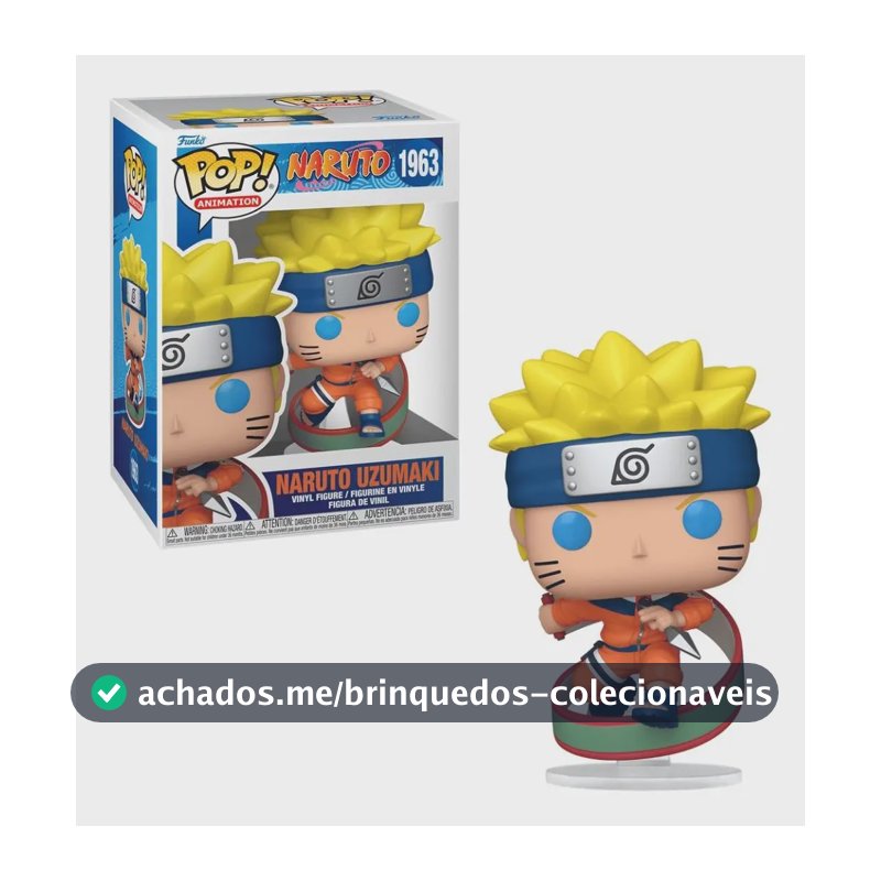Boneco Funko Pop! Naruto Uzumaki, o Herói da Vila da Folha, Colecionável