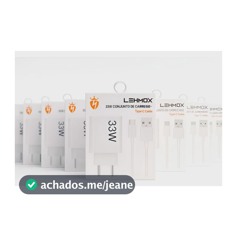 Kit 10 Carregadores 33w 1usb Cabo Tipo C Atacado Revenda Colorido