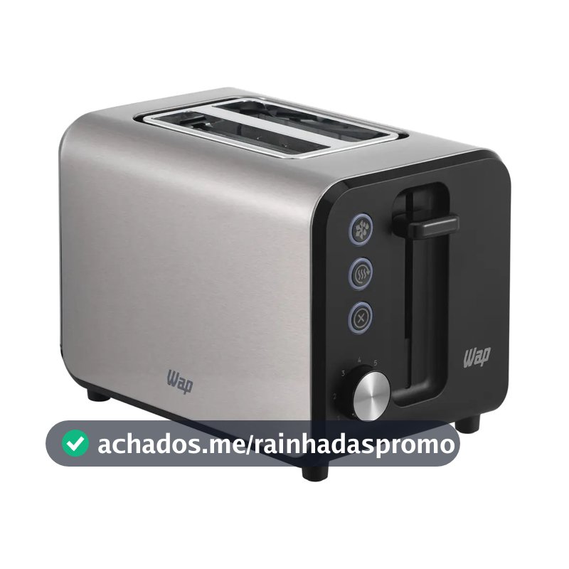 Torradeira Elétrica WAP WTE1 7 Níveis de Tostagem 900W 127V