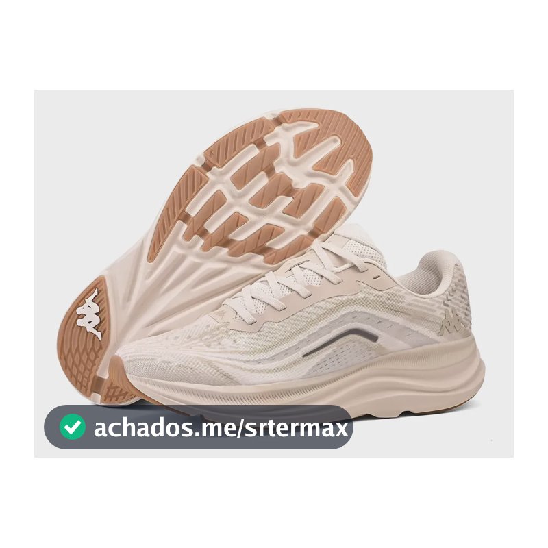 Tênis Kappa Kontroll 2.0 Masculino Feminino Corrida Academia Bege 39