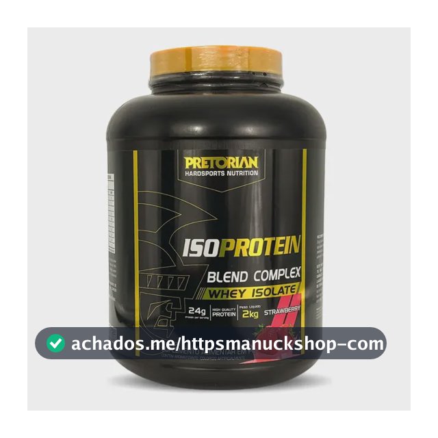 Whey Protein Iso Blend Complex Isolado 2kg Pretorian Morango