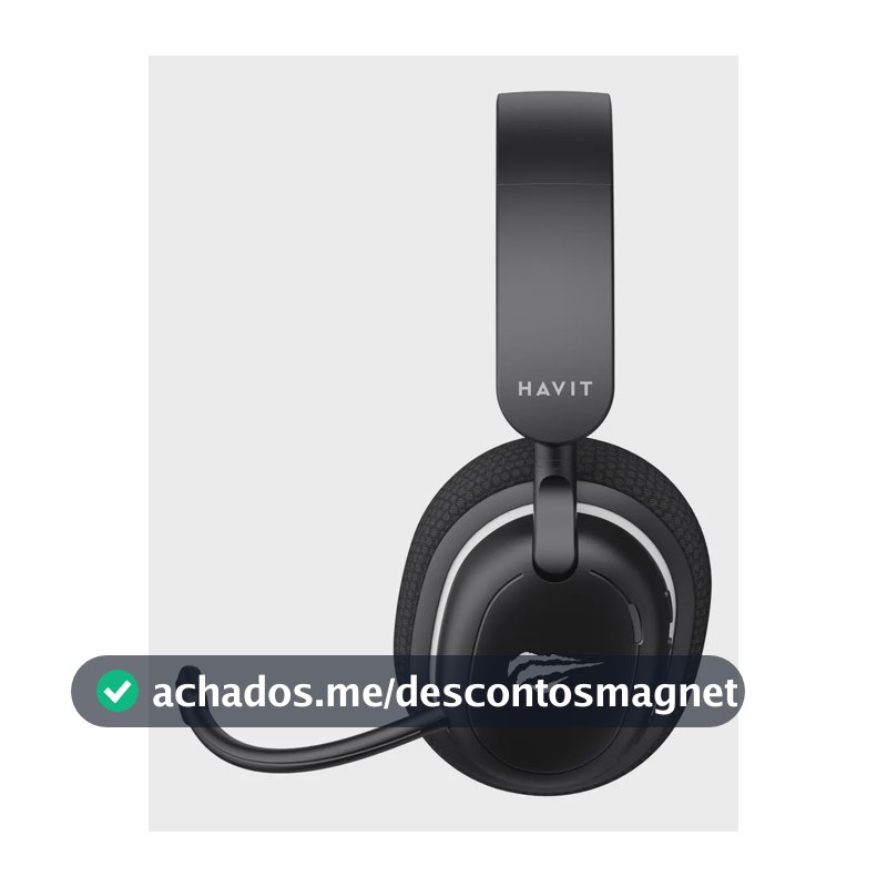 Headset Gamer Havit Fuxi H7se Sem Fio 2.4ghz/ Bluetooth