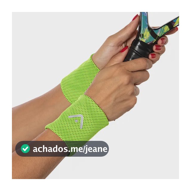 Kit 2 Munhequeiras De Pulso Fitness Verde Alma Genius