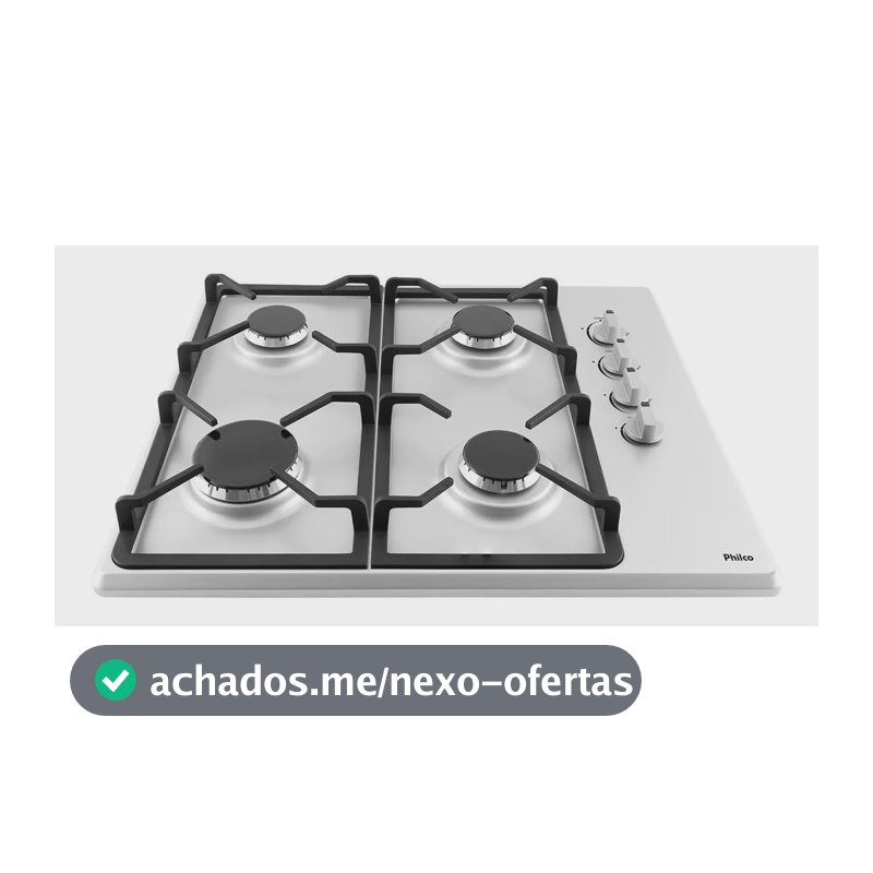 Cooktop Pct04i 4 Bocas A Gás Automático Inox Philco
