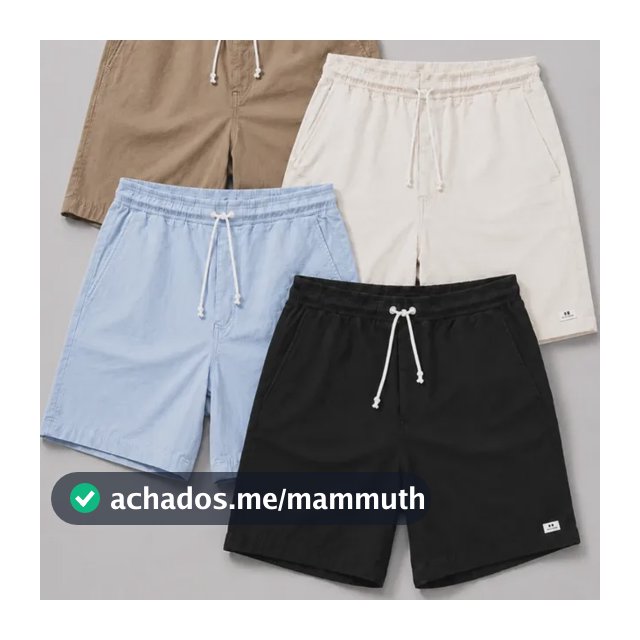 Kit 4 Short Linho Mauricinho Masculino Bermuda Esporte Fino