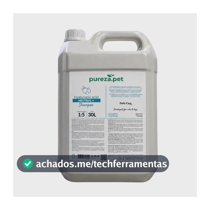 Shampoo Pet Cachorro Profissional Hipoalergênico Shampoo Neutral+ Pet 5L