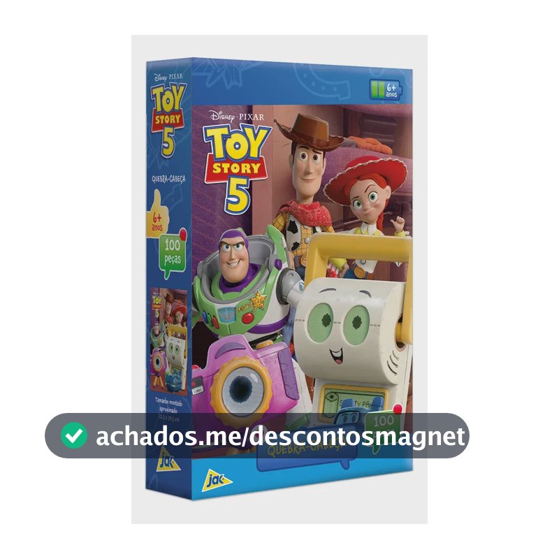 Toyster - Disney: Toy Story 5 - Quebra-cabeça 100 Peças - JAK