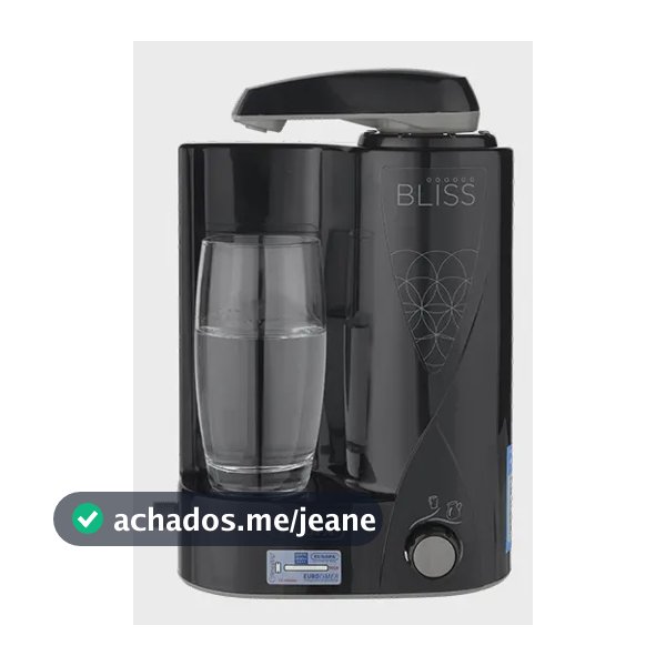 Purificador De Água Europa Bliss Preto - Água Natural