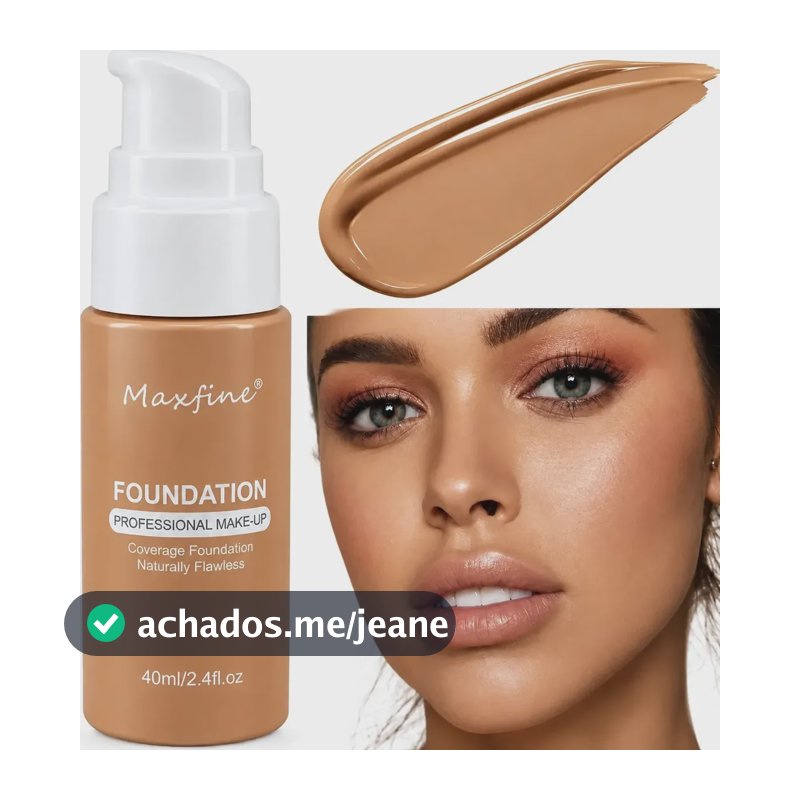 Base Líquida Corretivo A Prova D'água Maxfine Tom 11 11