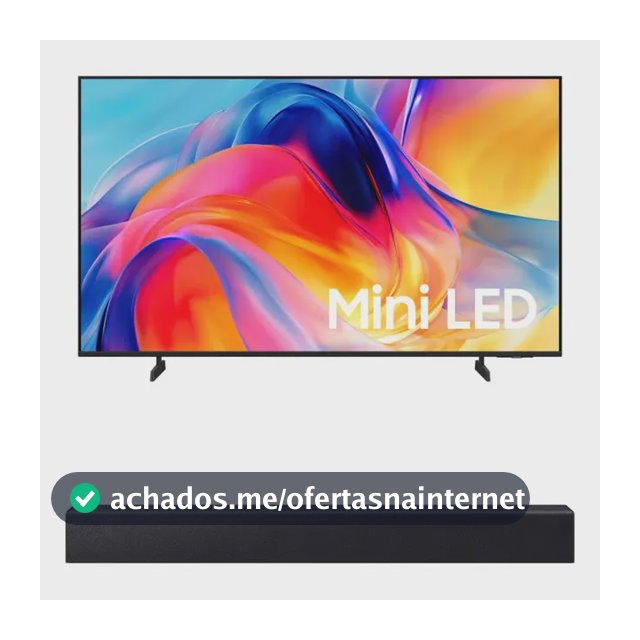 Samsung Smart Tv 50  Mini Led 4k M75h + Soundbar Hw-b400f