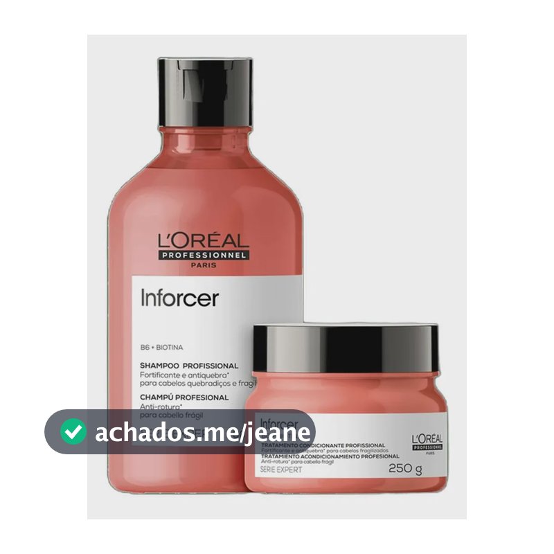 Kit Loréal Professionnel Inforcer Treat (2 Produtos) Blz Única