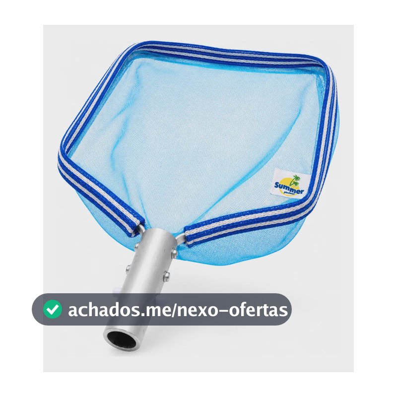 Peneira Metálica C/ Engate Rápido Limpeza De Piscina Durável