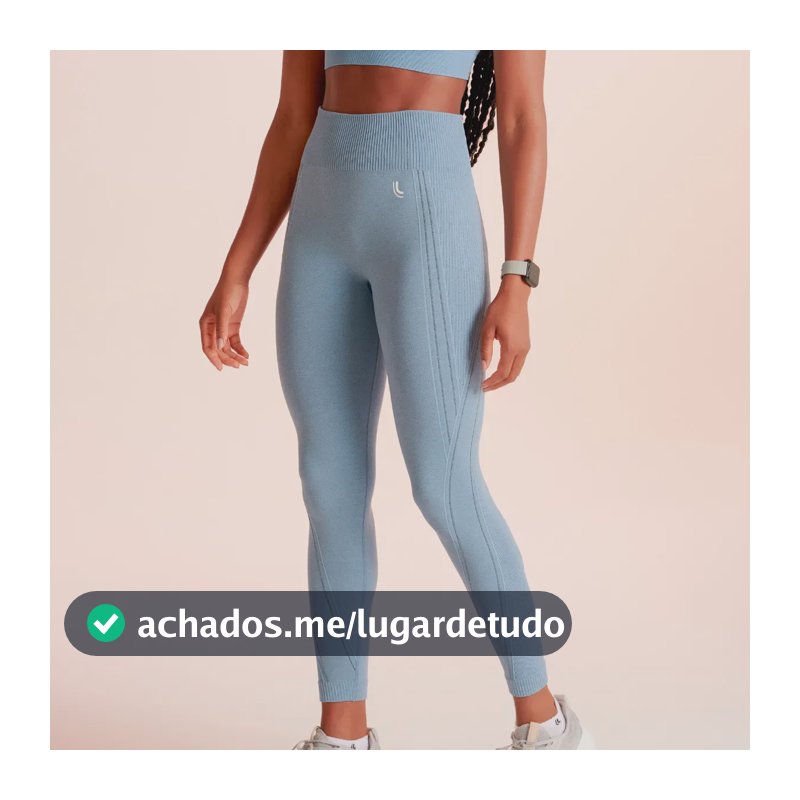 Calça Legging Max Feminina Adulto Lupo Sport Azul Esverdeado 52 - 54