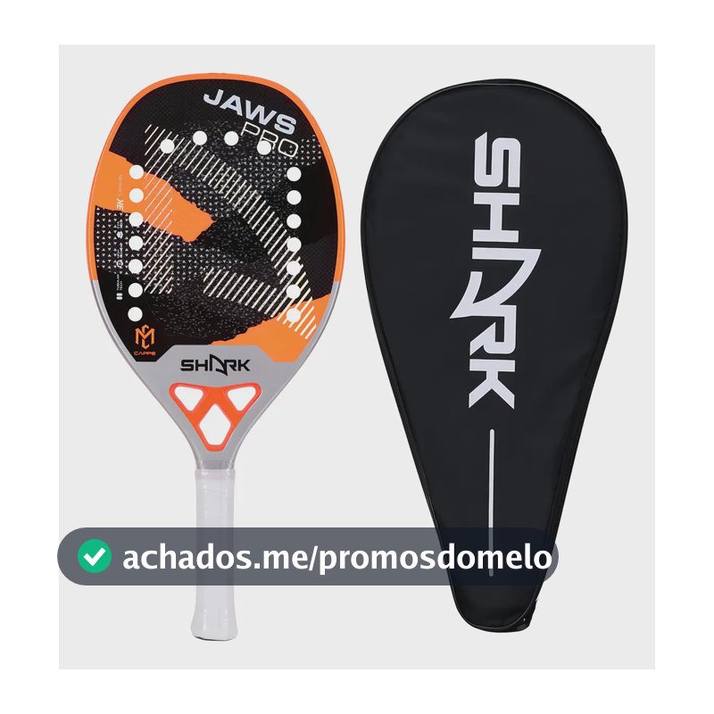 Raquete De Beach Tennis Shark Jaws Pro Michele Cappelletti