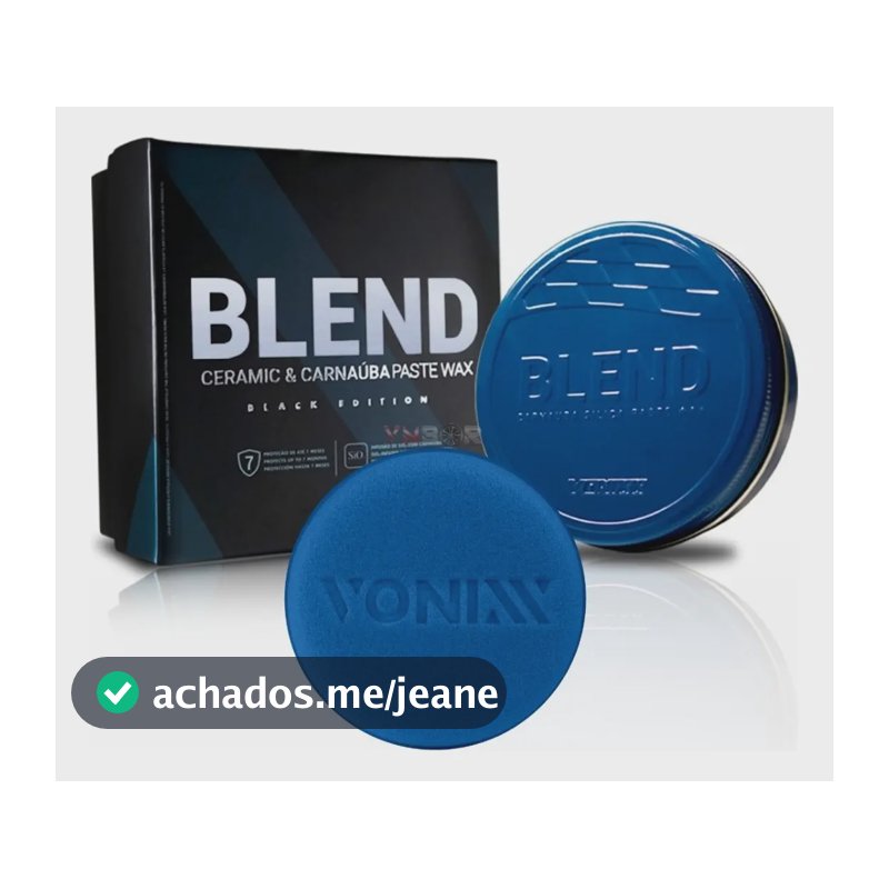 Blend Black Edition Paste Wax 100ml Vonixx