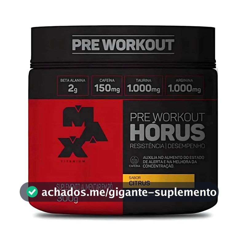 Suplemento em Pó Horus Max Titanium 300 G Citrus