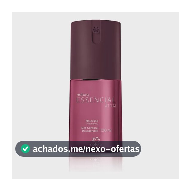 Corporal Natura Essencial Atrai Masculino 100ml