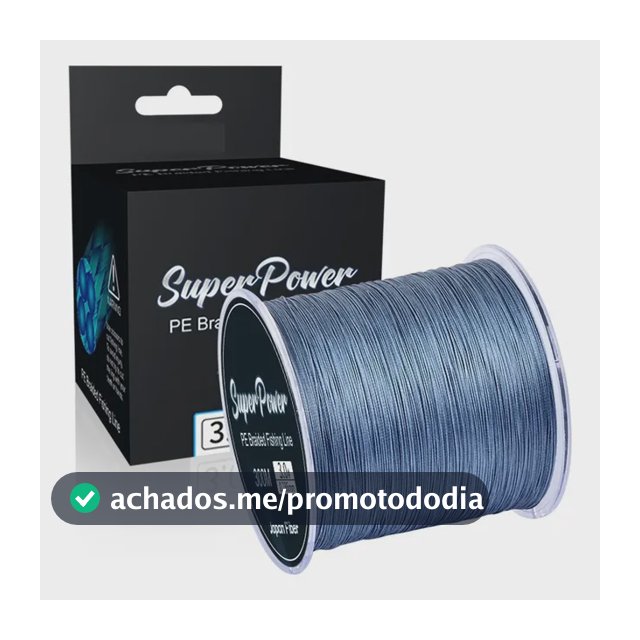 Linha De Pesca Multifilamento 300m Carretel Com 300 Metros