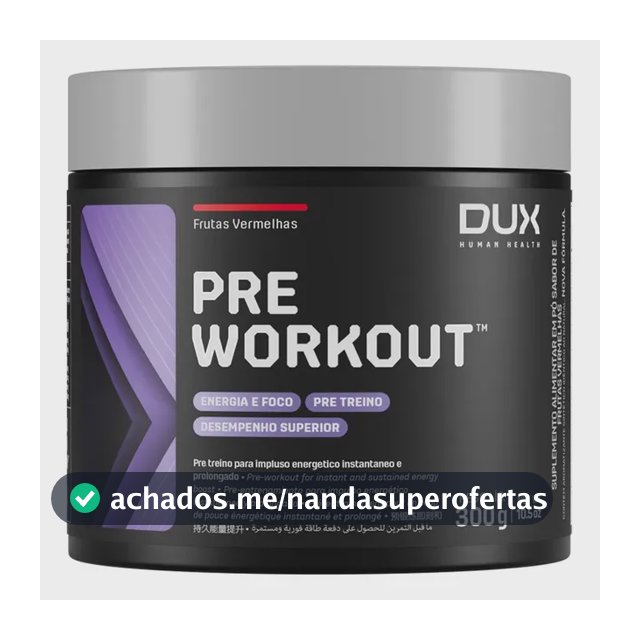 Pré Treino - Pre Workout Dux Nutrition 300g Sabor Mango twist
