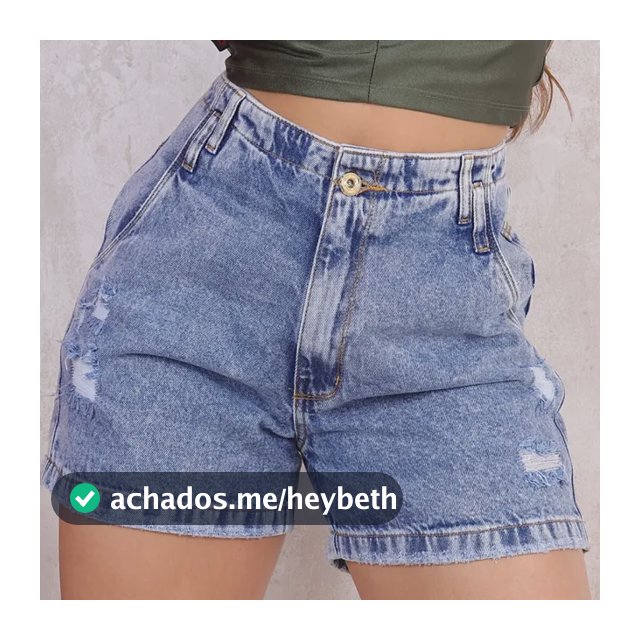 Short Mon 100% Boyfriend Meia Coxa Cintura Alta Feminina