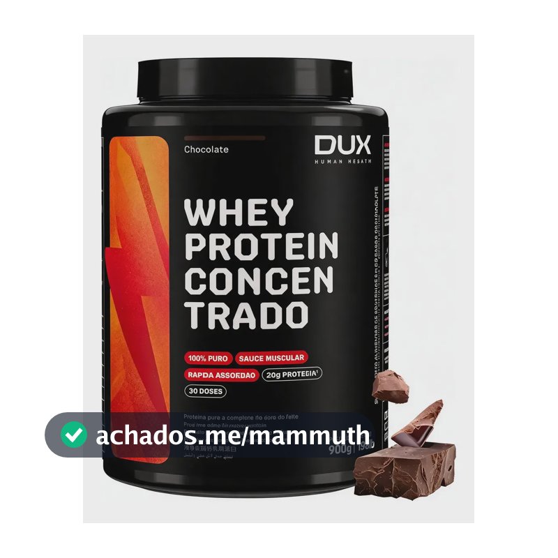 Dux Human Health Whey Protein Concentrado 900g Chocolate Chocolate