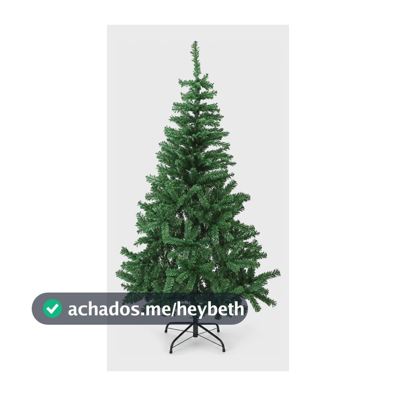 Árvore De Natal Luxo Verde 150cm C/ 500 Galhos Pé De Ferro Verde