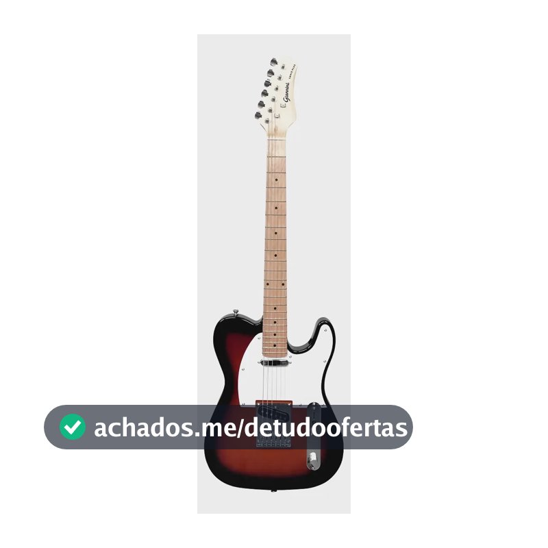 Guitarra Elétrica Giannini Telecaster Sunburst 2 Captadores Single Coil