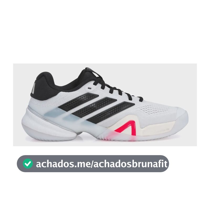 Tênis adidas Barricade 14 Masculino - Original Branco/preto 42 Br