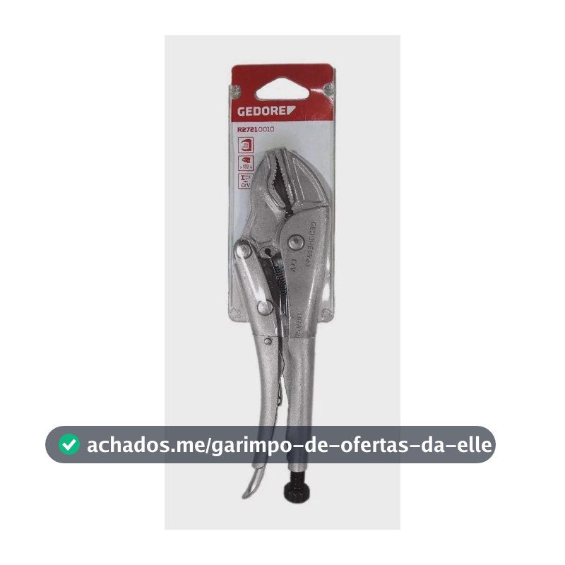 Alicate De Pressão Mordente Curvo 10 Polegadas Gedore Red