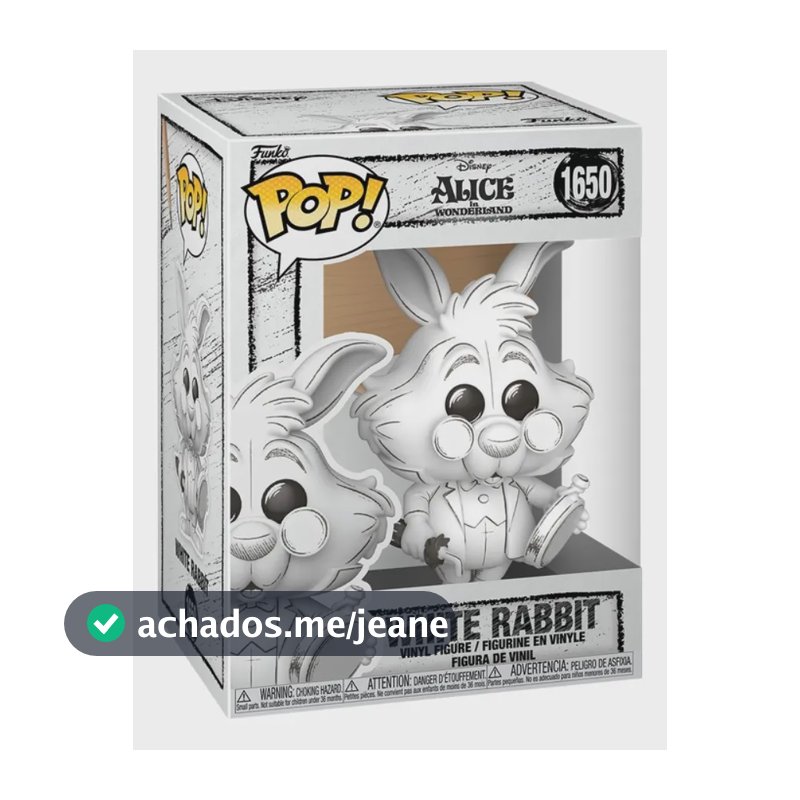 Boneco Funko Pop! Disney Esboços - Coelho Branco