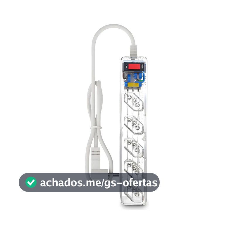 Clamper Proteção contra raios e surtos Filtro de linha - Transparente 5 - 1 m