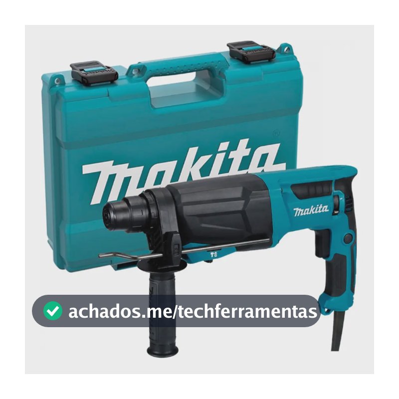 Martelete Perfurador E Rompedor 800w 3,0 Joules S - Makita Azul-turquesa