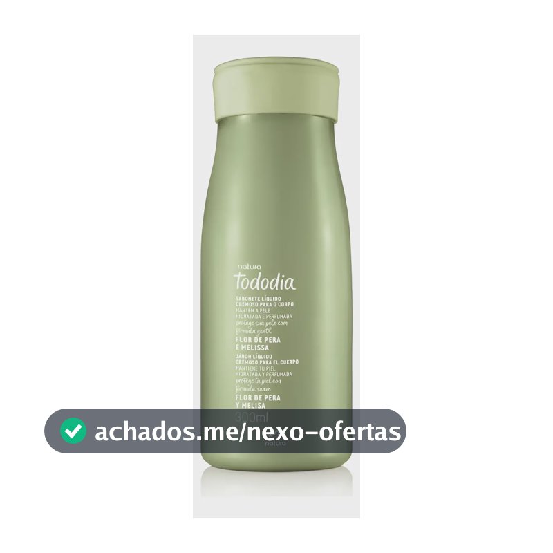 Sabonete Líquido Cremoso Natura Tododia Flor De Pera E Melissa 300ml