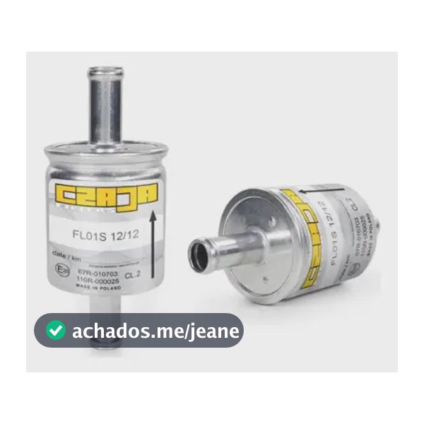 2 Filtros Para Gnv Gás Veícular Natural 5a Geração 12mm