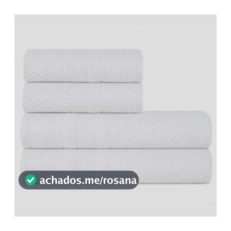 Jogo De Toalha De Banho E Rosto Buddemeyer Luar Kit Com 4