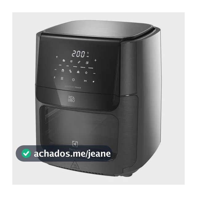Air Fryer Electrolux Rita Lobo Eaf85 Grafite 12l 5311aabr101 Cinza 110v