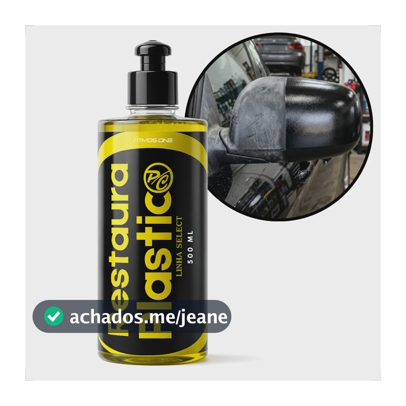 Restaurador De Plástico Automotivo Revitalizador Proteção Uv