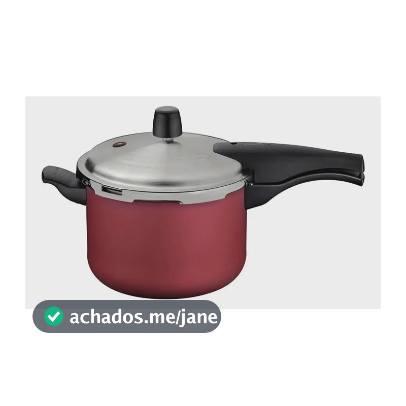 Panela De Pressão 4,5l Tramontina Vancouver Effect 20591-720 Cor Vermelho