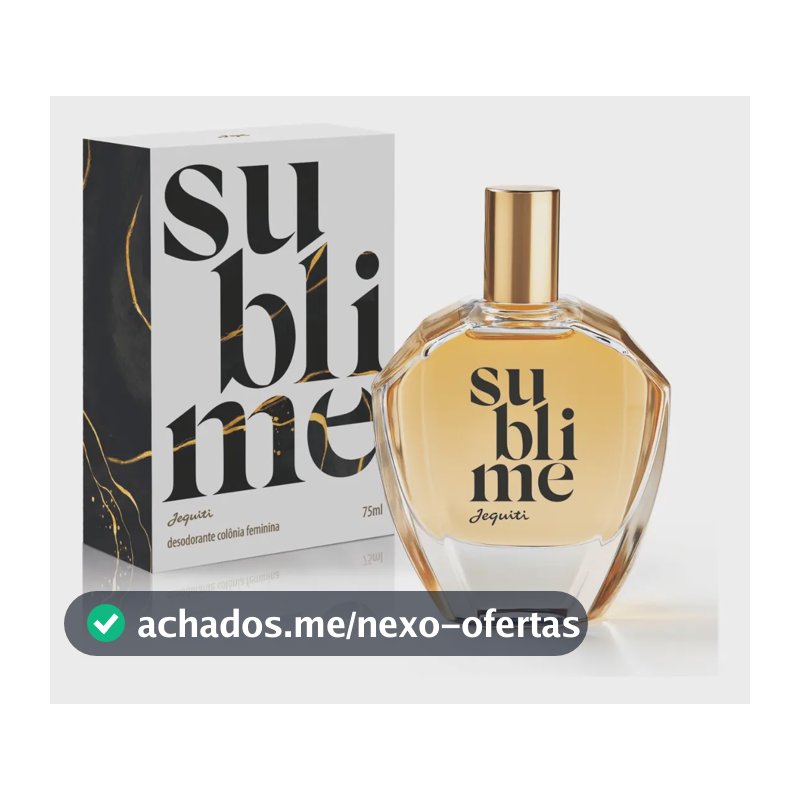 Colônia Feminina Sublime 75 Ml - Jequiti