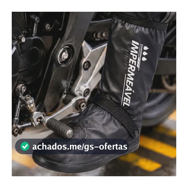 Capa Protetora Para Bota Chuva Impermeável Reforçado