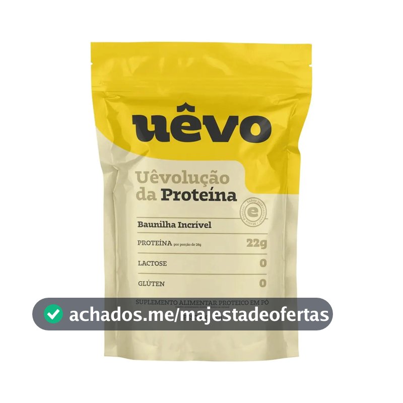 Proteína UÊVO em pó sabor Baunilha x 1kg