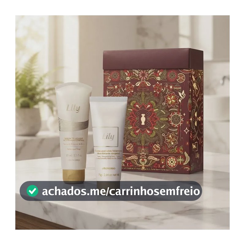 Kit Presente Feminino Natal Lily Cuidados (2 itens) O Boticário